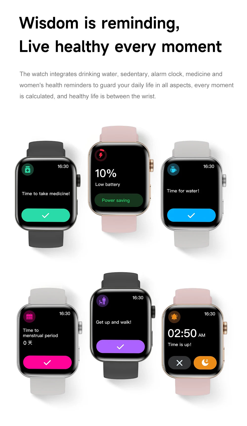 For IOS Watch Series 11 Men Women Smart Watch GPS Trajectory Bracelet AMOLED Display Bluetooth Call Sport Waterproof Smart Watch