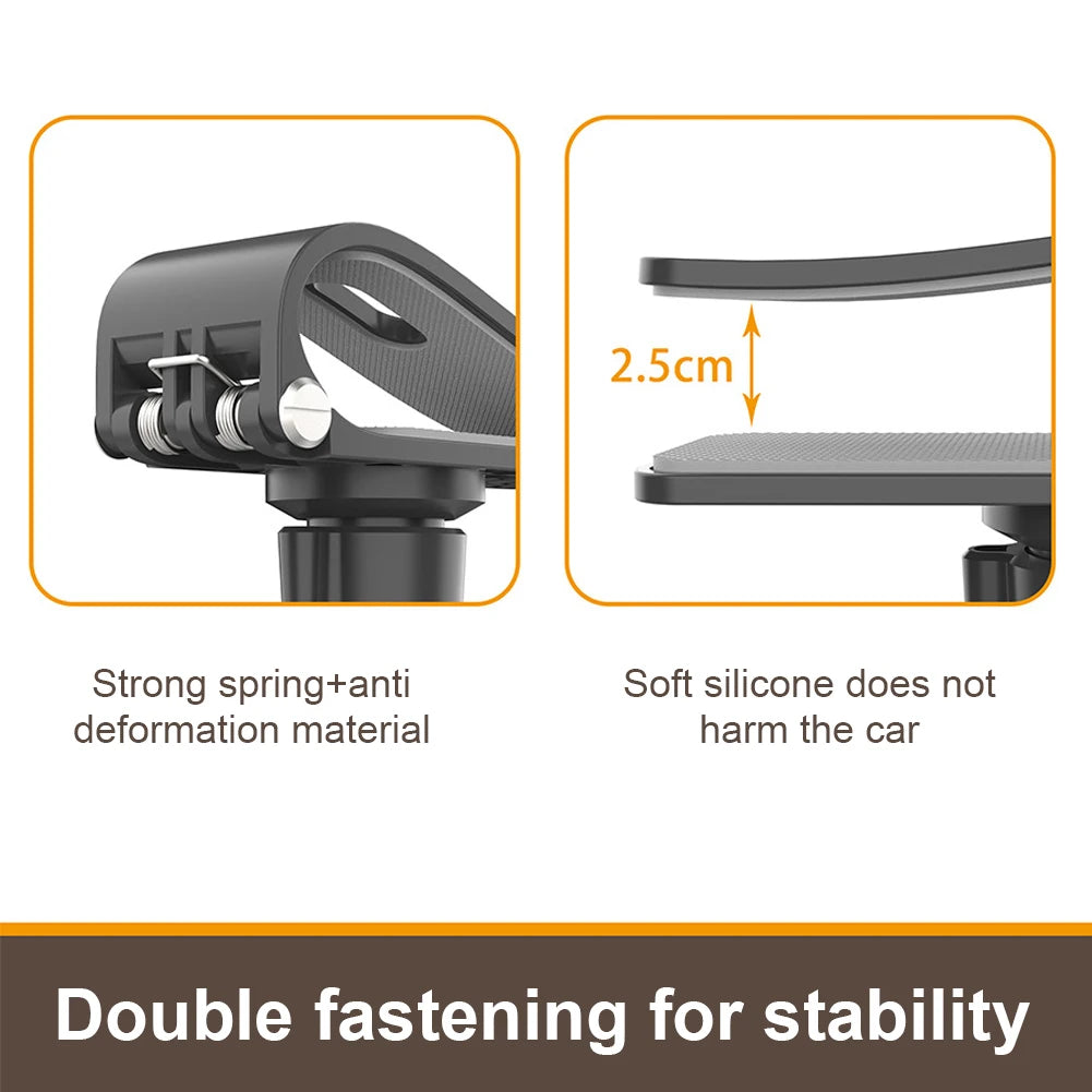 Car Sun Visor Action Camera Mount Bracket 1/4 Inch Adjustment Car Sun Visor Camera Mount for Osmo Pocket 3 Action 4 Insta360 X3 - Clear Quartz Market