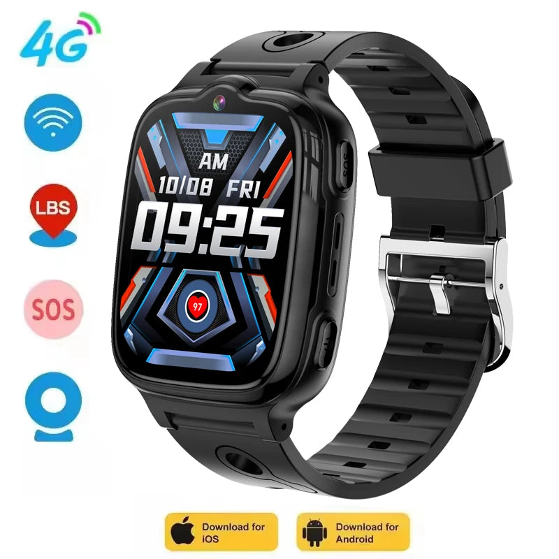 For Android Kids Smart Watch SOS GPS Location Video Call Sim Card For Children SmartWatch Camera Waterproof Watch For Boys Girls