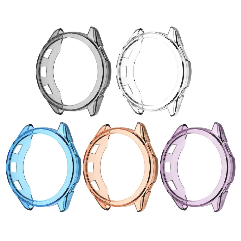 Screen Protector Cover for Garmin Forerunner 265 265S Smartwatch Protective Case Shock Frame Full Edge Coverage Bumper Shell