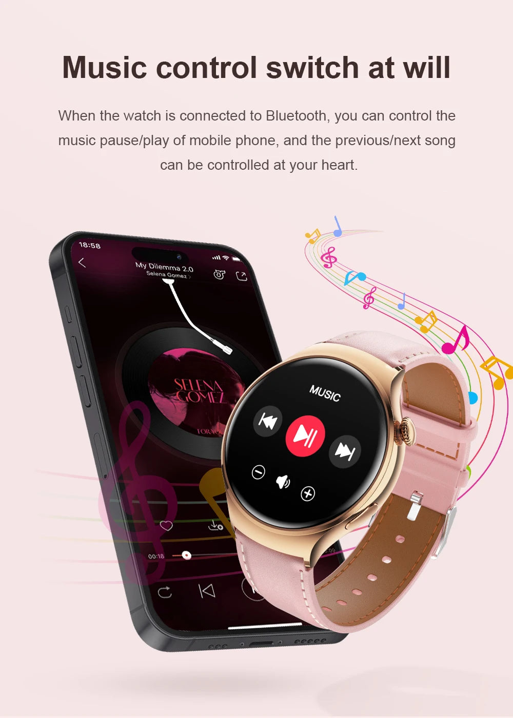 2025 New Xiaomi SmartWatch HD AMOLED Screen NFC Heart Rate Bluetooth Call Custom Dial Lady Sports Watch