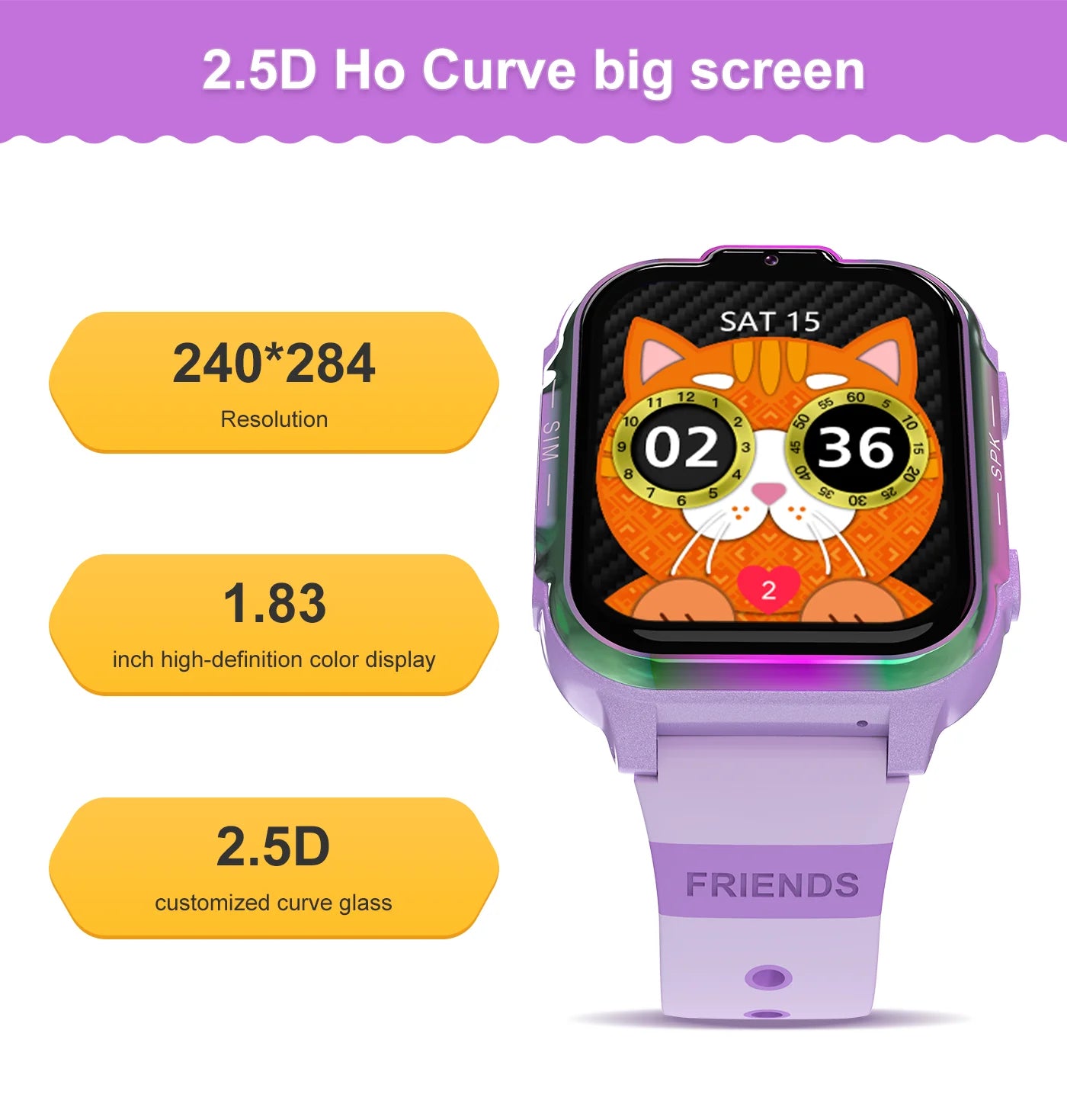 For Android Kids Smart Watch SOS GPS Location Video Call Sim Card For Children SmartWatch Camera Waterproof Watch For Boys Girls