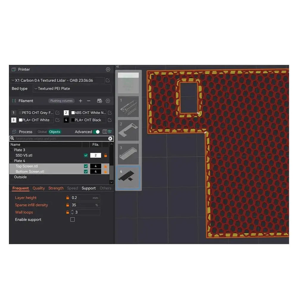 Modification Heat Dissipation Back Cover Backplane Dust Filter For Legion Go Portable Hard Shell Hollow Back Cover