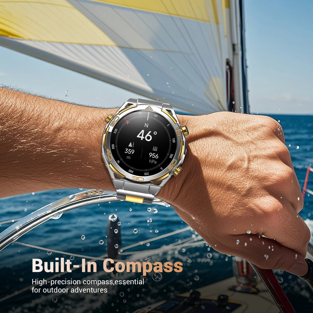 Blackview W90 Pro Smartwatch 1.43" AMOLED Display,Bluetooth Calling,Heart Rate Monitor, 900mAh/ 20Days Standby,Men's Smartwatch