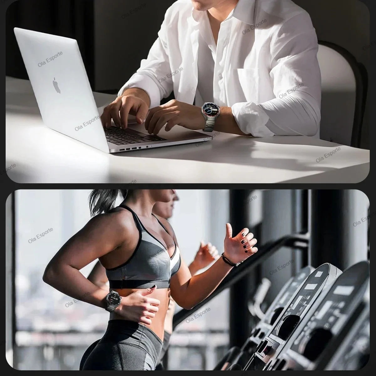 2025 New For Android ios Smart Watch Men HD AMOLED Screen GPS Motion trajectory Heart Rate Bluetooth Calls SmartWatch Waterproof