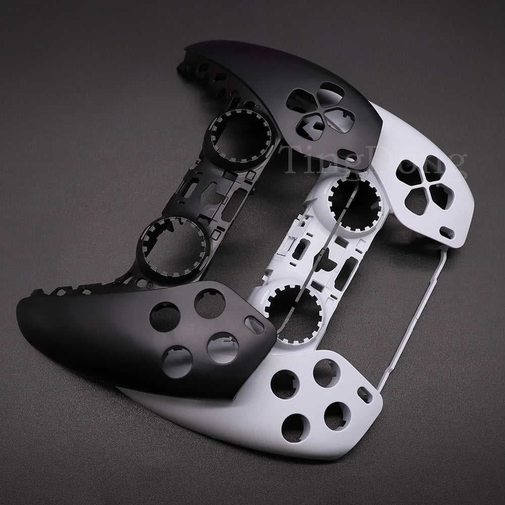 Housing Shell Back Cover Case For PS5 V1 V2 Controller Replacement Black White Front Cover Case