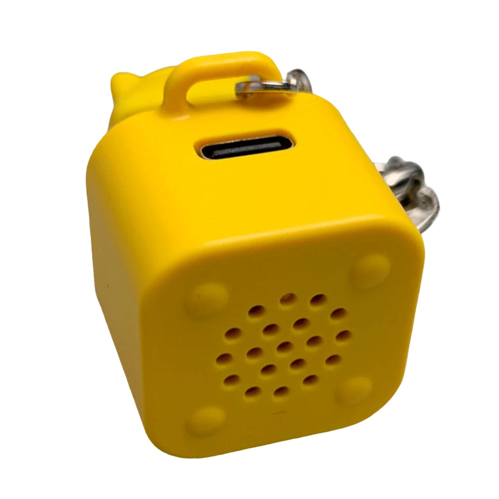 Animal Keyboard Fidget Toy with Sound Light Decompression Toys Keyboard Clicker Keychain for Adults Stress Relief Sensory Toy