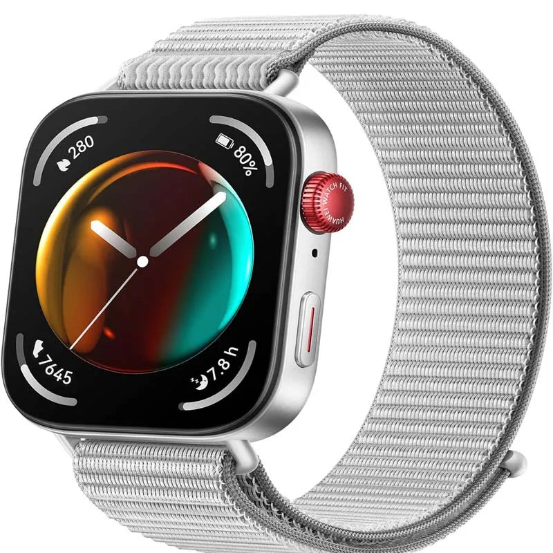 HUAWEI Watch FIT 3,1.82" AMOLED Display ,Ultra-Slim Design,All-Round Fitness Management,Comprehensive Health Managment,Durable - Clear Quartz Market