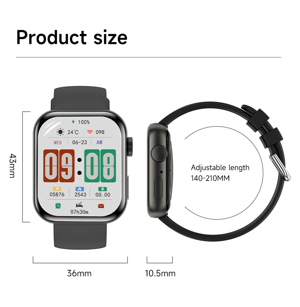 For IOS Watch Series 11 Men Women Smart Watch GPS Trajectory Bracelet AMOLED Display Bluetooth Call Sport Waterproof Smart Watch