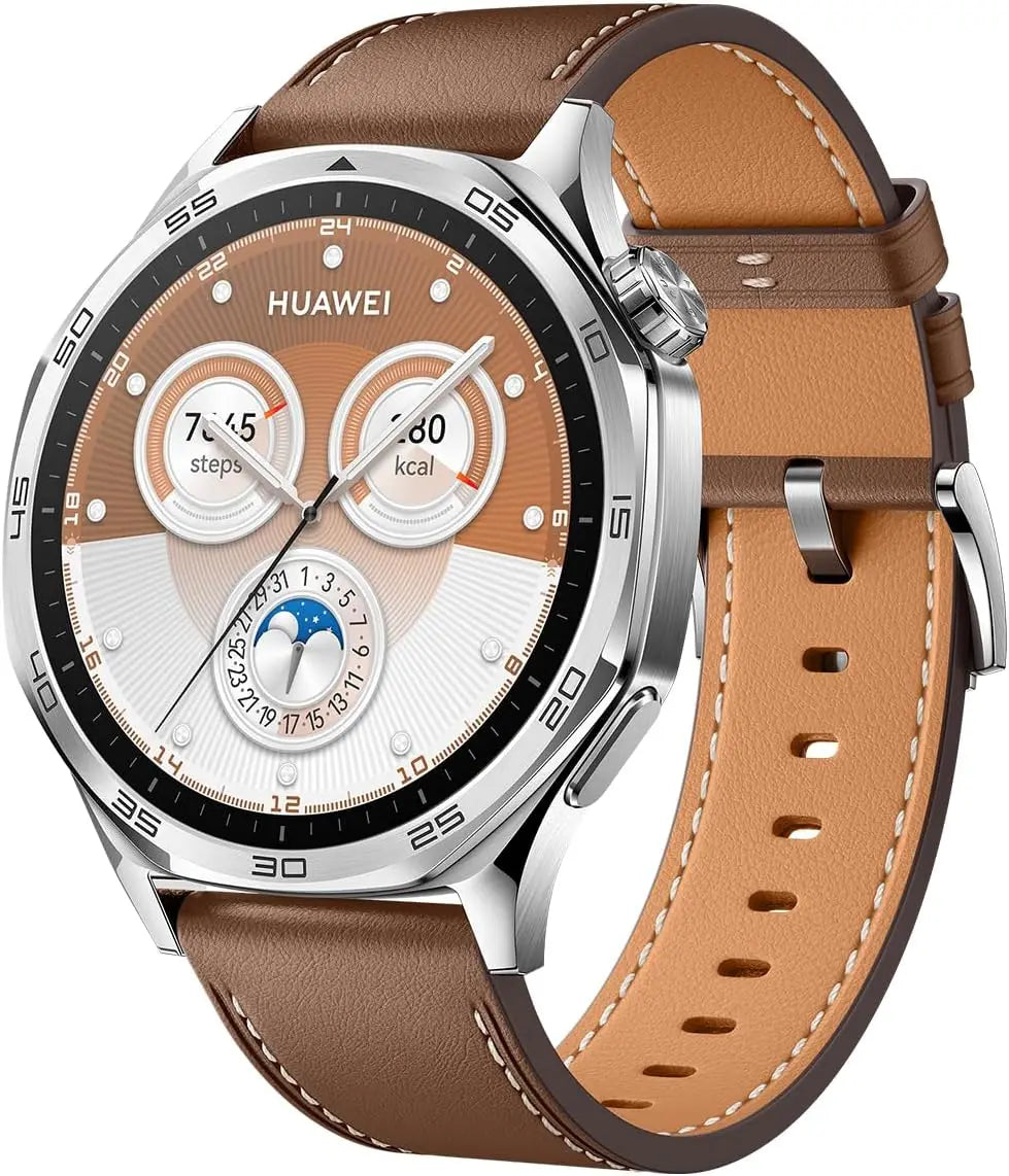 HUAWEI Watch GT 5 46mm Smartwatch, up to 14 Days Battery Life, All New Running and Cycling Sports Smart Watch, Sharp Edged Desig - Clear Quartz Market