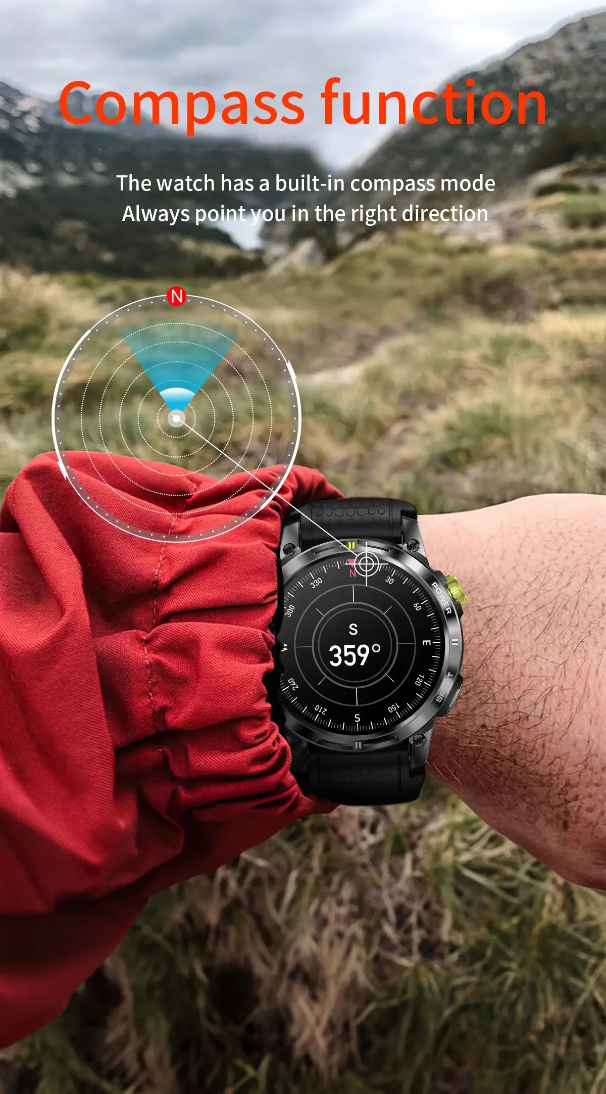 2025New GPS Bluetooth Call Smart Watch Men AMOLED HD Screen Heart Rate IP68 Waterproof Outdoor Sports Smartwatch For Android iOS