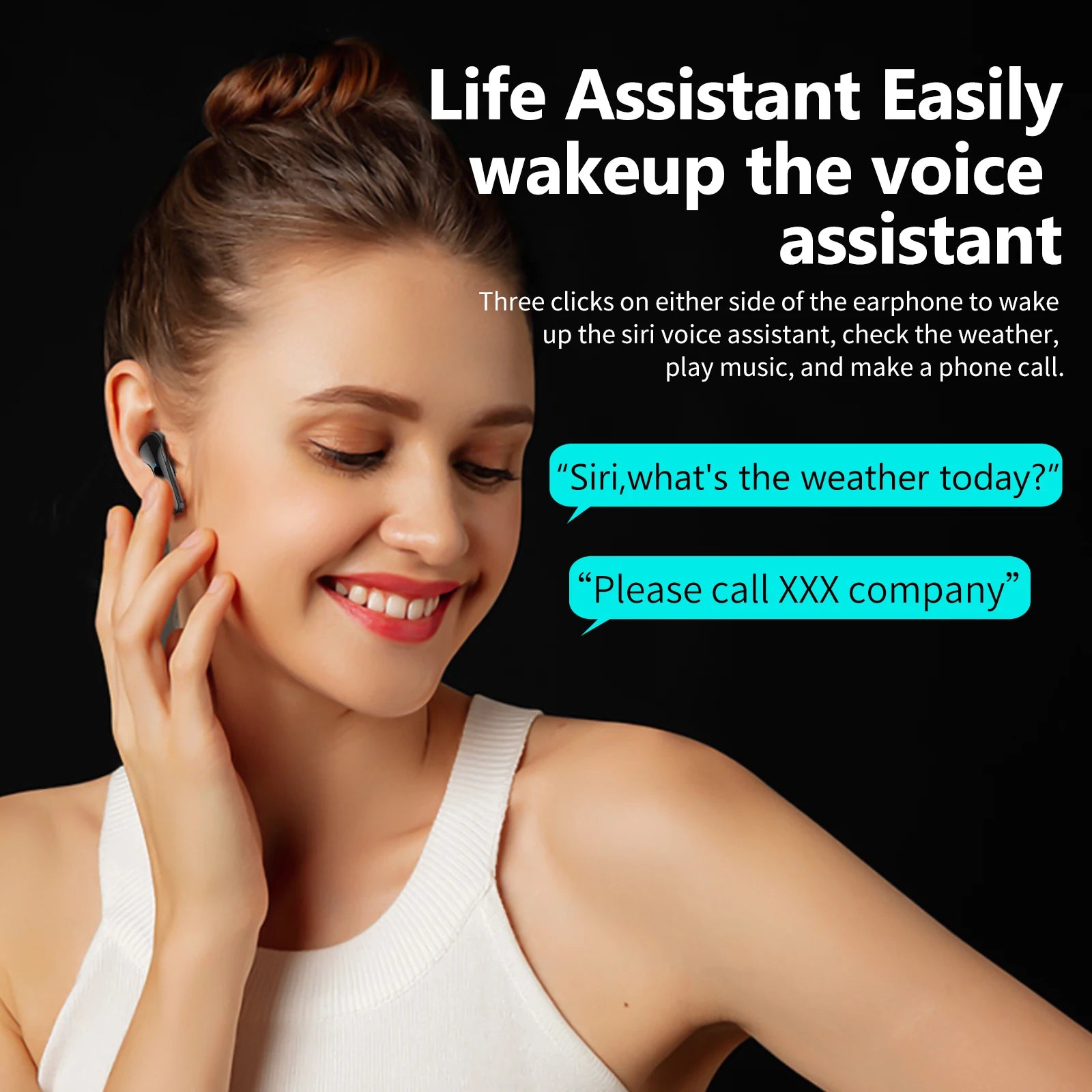 BLAST! i17 TWS ENC Earphones Noise Cancellation Wireless Headphones Bluetooth 5.3 Digital Display Wireless Sports ENC headset