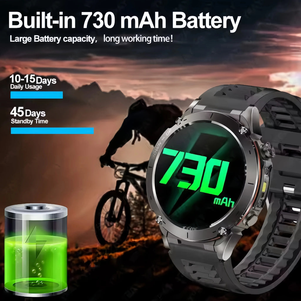 2025 For Huawei Stratos 4 GPS Smartwatch 1.43"AMOLED HD Screen Compass Barometric Altimeter Flashlight Voice Calling Smart Watch
