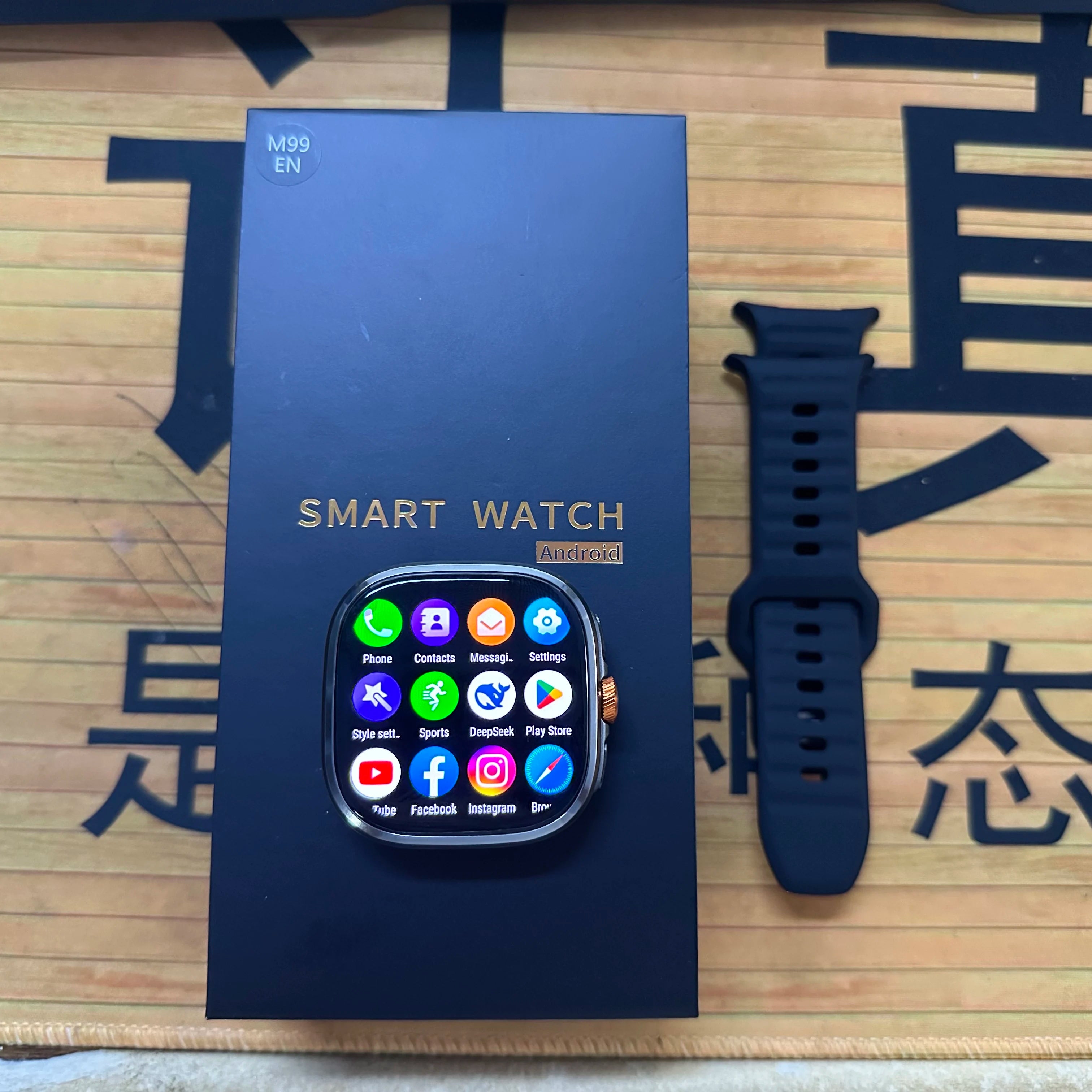 M99 Smartwatch 5G With 2.4inch Amoled Screen 900W Rotating Camera WIFI GPS Position Compass NFC Bluetooth Smart Watch Men Women