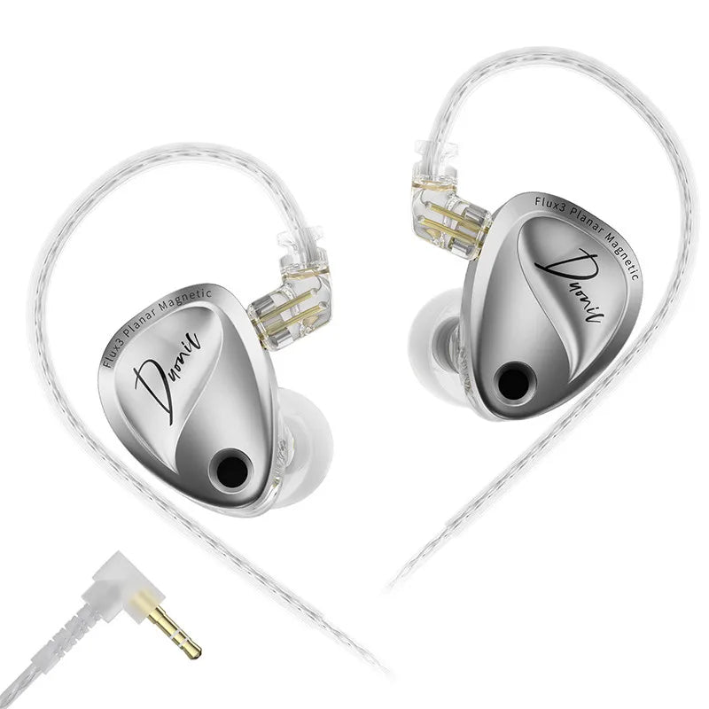 KZ Duonic HiFi Earphones with Super Stroke Three Magnetic Planar Driver HM Acoustic Tuning Lossless Sound Quality IMEs