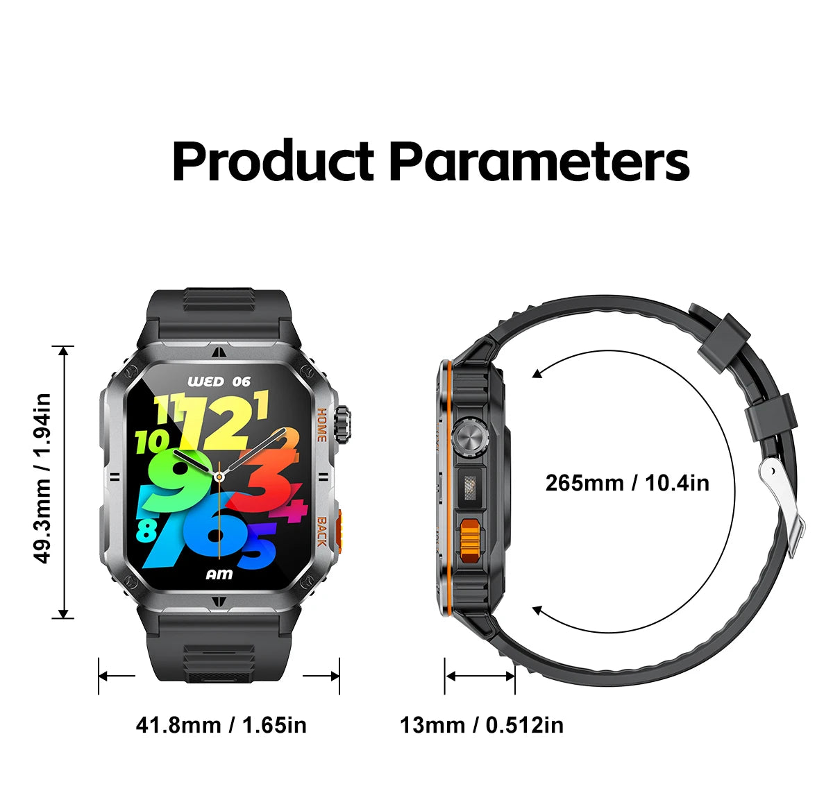 2025 New Military Outdoor 1000 mAh Battery Smart Watch Men GPS Sports Heart Rate IP68 Waterproof BT Calling Smartwatch Man xiaom