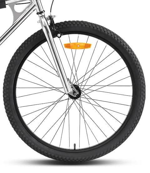 NNEDSZ Progear Bikes Classic BMX Bike 26" in Chrome - Clear Quartz Market