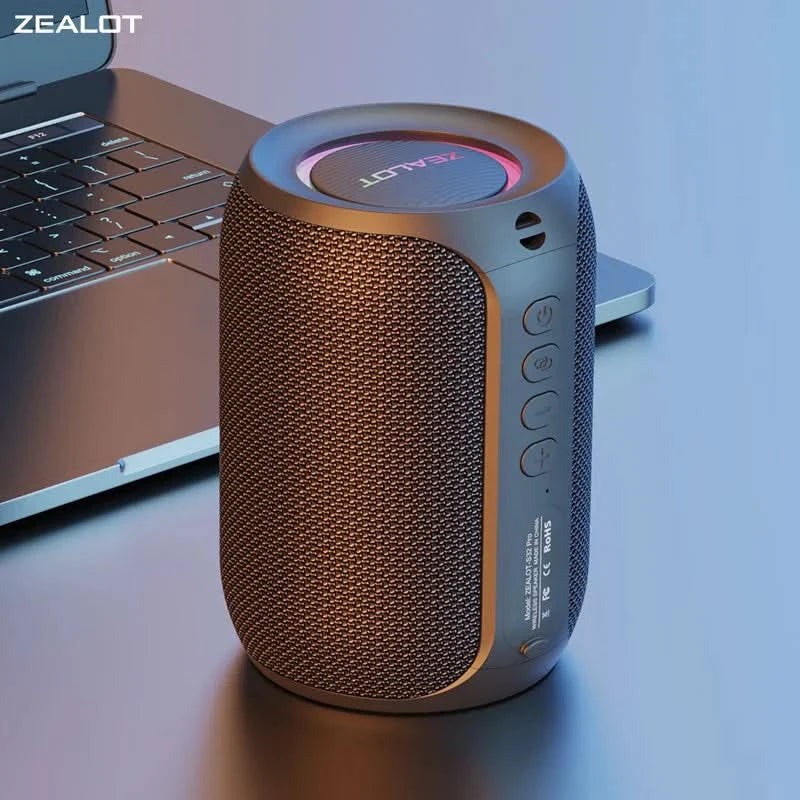Bluetooth Speaker with Waterproof (Black) - Clear Quartz Market