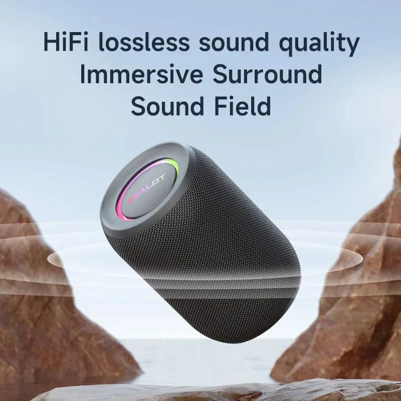 Bluetooth Speaker with Waterproof (Black) - Clear Quartz Market