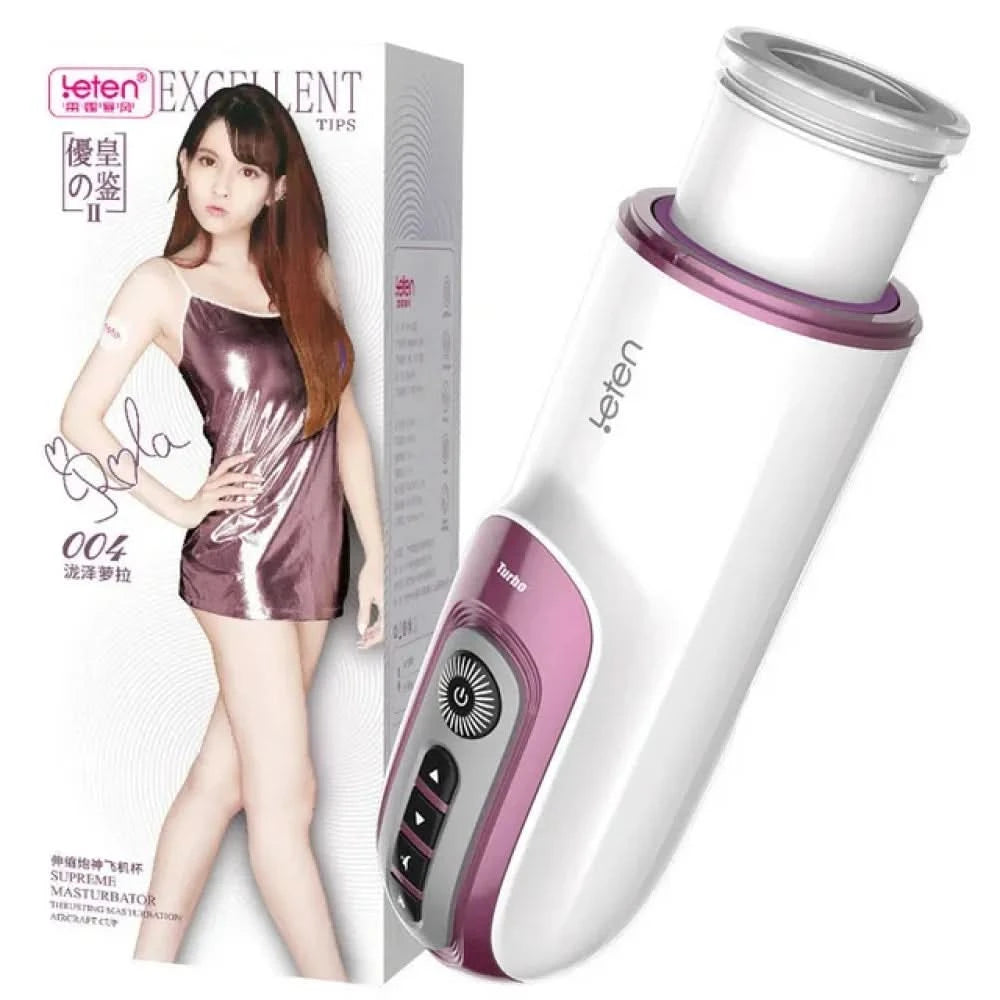 Automatic Piston Retractable Heating Male Masturbator Thrusting Vibrator for Realistic Pleasure-0