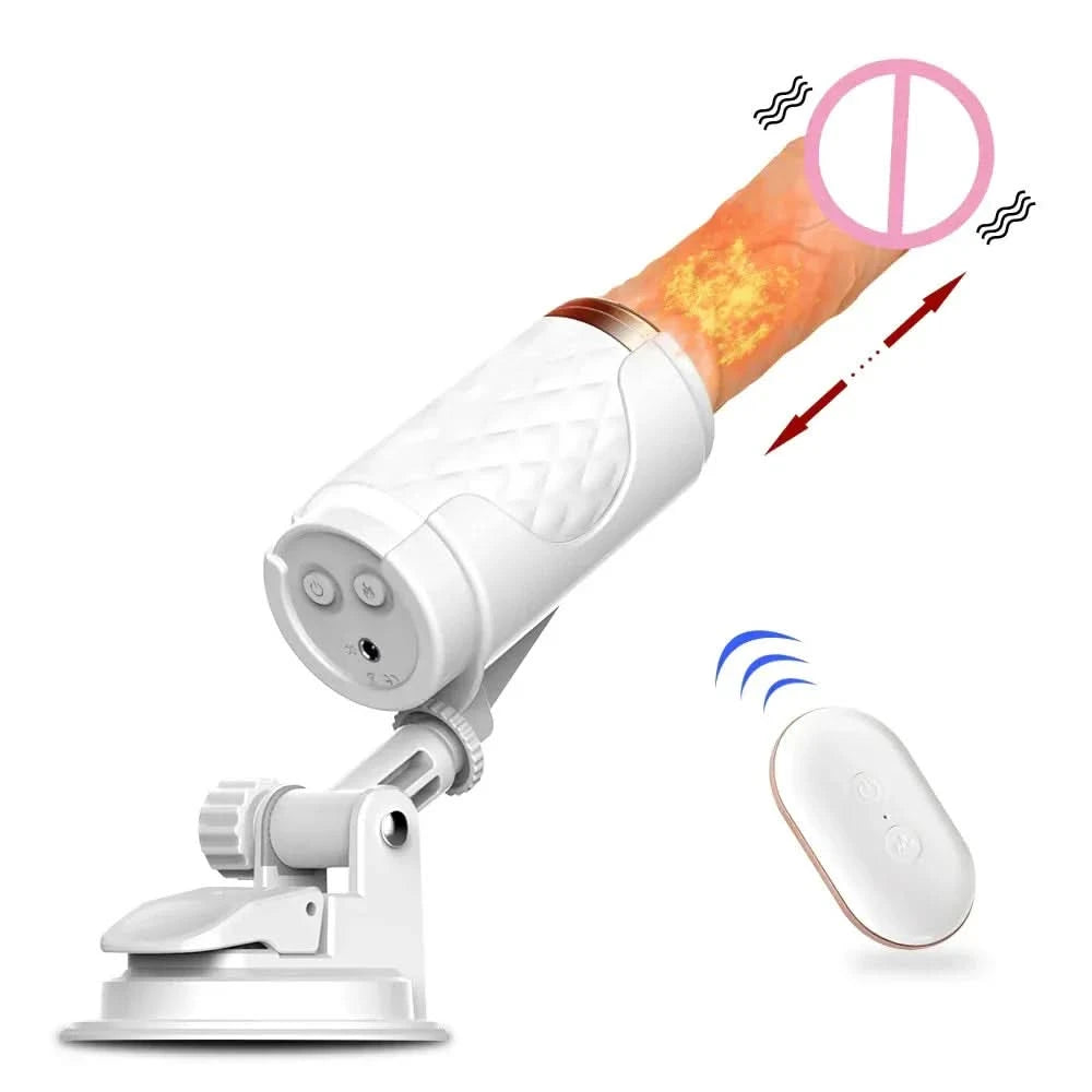 Automatic Thrusting G-Spot Dildo with Suction Cup - Hand-Free Fun!-5