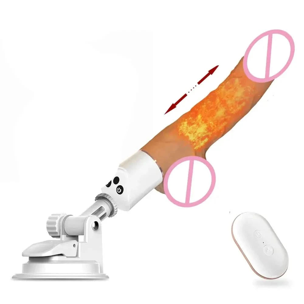 Automatic Thrusting G-Spot Dildo with Suction Cup - Hand-Free Fun!-0
