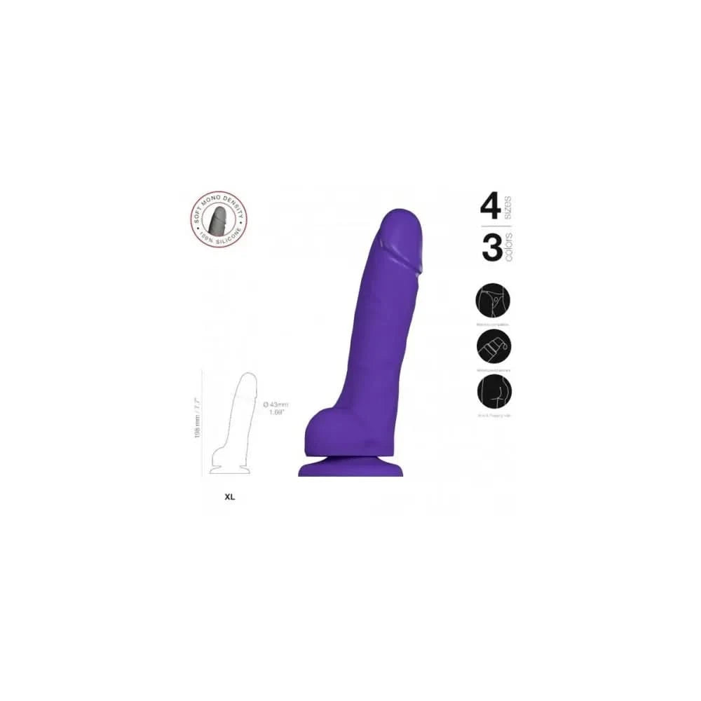 Dildo By Straponme 6015926 Purple Xl-3