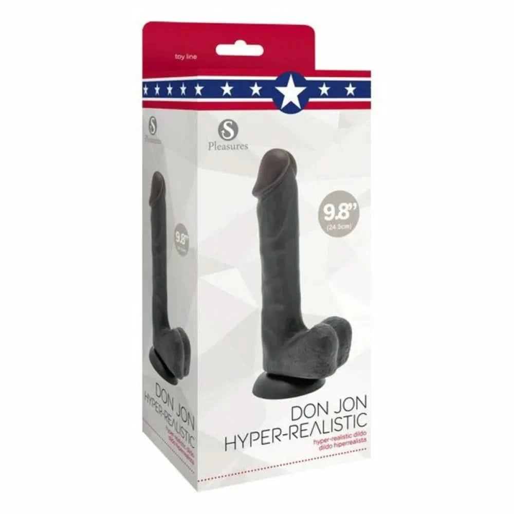 Realistic Dildo By S Pleasures Don Jon Silicone (20 Cm)-1