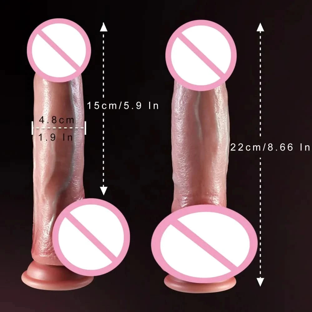 Realistic Thrusting Dildo with Remote Control - 18+-5
