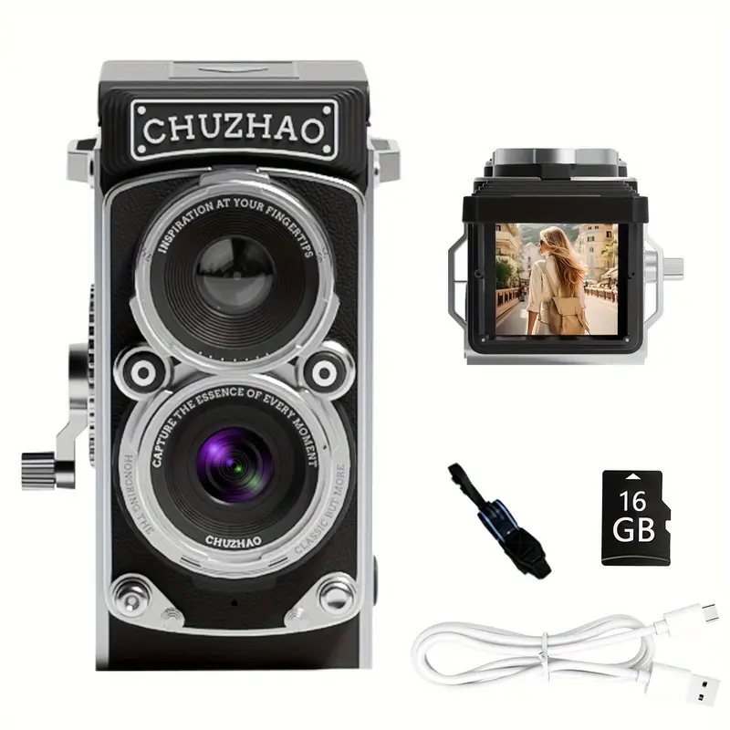 Mini Digital Camera 1080P with 16GB Card - Clear Quartz Market