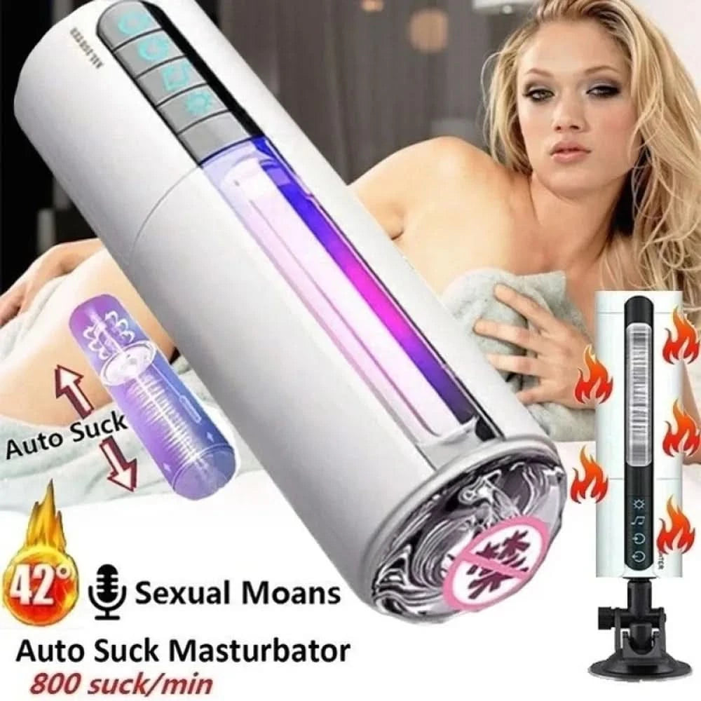 Smart Heating Male Masturbator Auto Suck Realistic Suction for Men-1