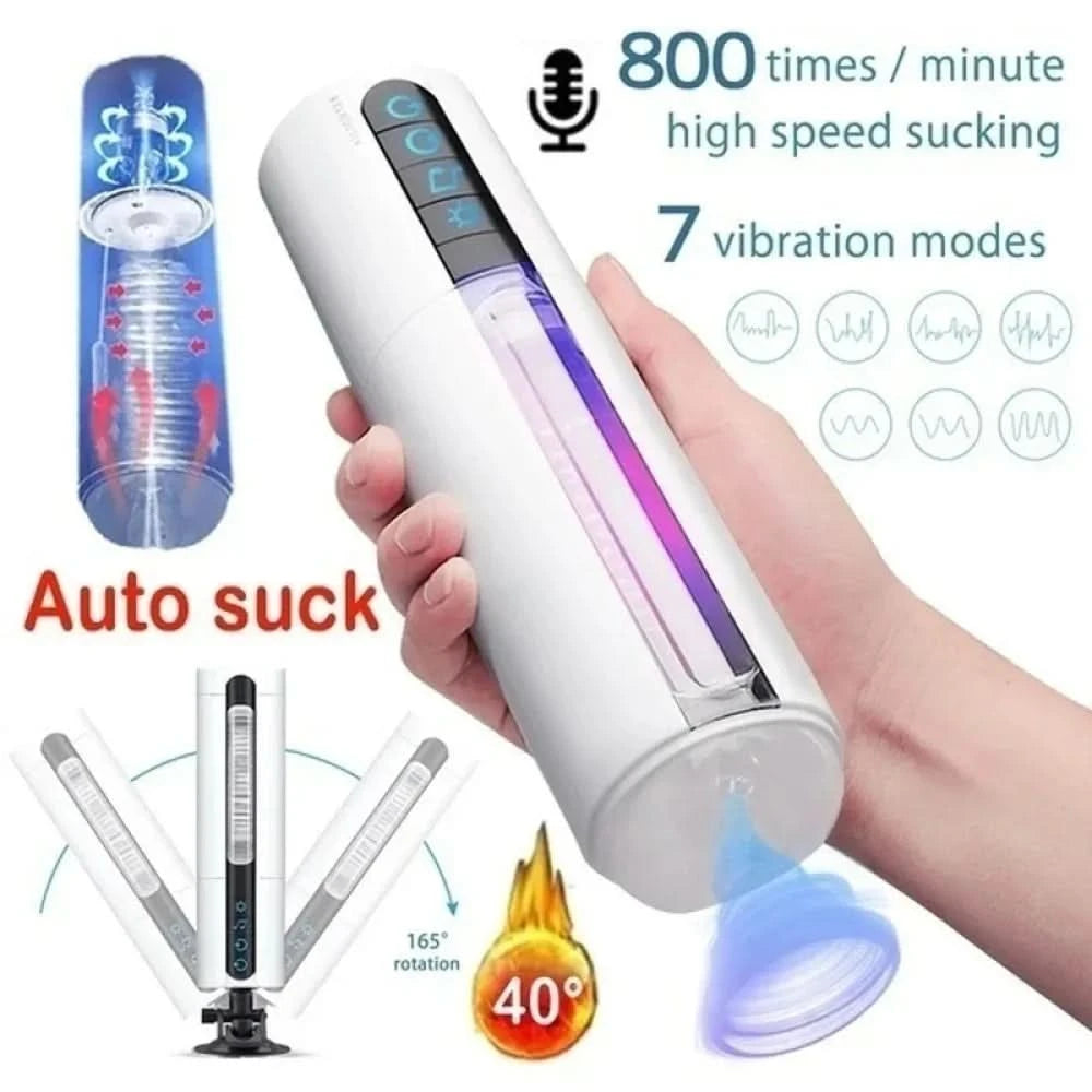 Smart Heating Male Masturbator Auto Suck Realistic Suction for Men-3