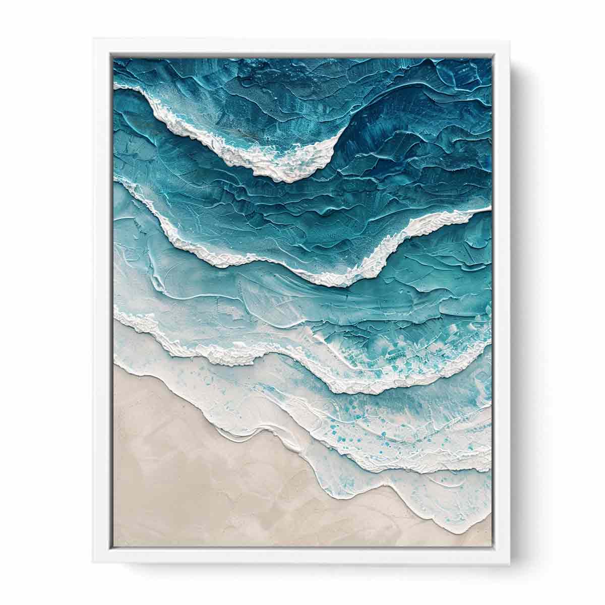 Sea waves Canvas Art Print